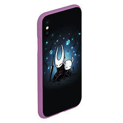 Чехол iPhone XS Max матовый Hollow Knight, цвет: 3D-фиолетовый — фото 2