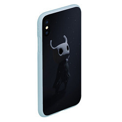 Чехол iPhone XS Max матовый Hollow Knight, цвет: 3D-голубой — фото 2