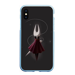 Чехол iPhone XS Max матовый Hollow Knight, цвет: 3D-голубой