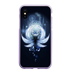 Чехол iPhone XS Max матовый Hollow Knight, цвет: 3D-светло-сиреневый