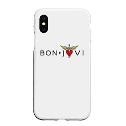 Чехол iPhone XS Max матовый Bon Jovi