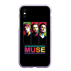 Чехол iPhone XS Max матовый Muse pop-art