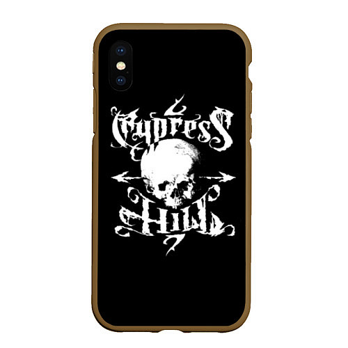 Чехол iPhone XS Max матовый Cypress Hill / 3D-Коричневый – фото 1