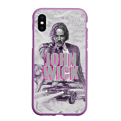 Чехол iPhone XS Max матовый John Wick