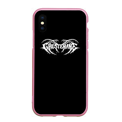 Чехол iPhone XS Max матовый GHOSTEMANE, цвет: 3D-розовый