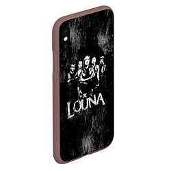 Чехол iPhone XS Max матовый Louna, цвет: 3D-коричневый — фото 2