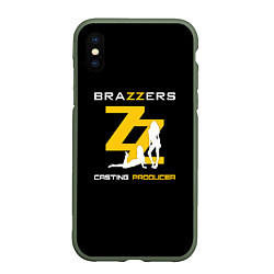 Чехол iPhone XS Max матовый Brazzers Casting-producer