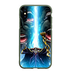 Чехол iPhone XS Max матовый Overlord