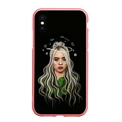 Чехол iPhone XS Max матовый BILLIE EILISH