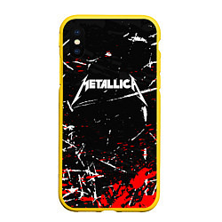 Чехол iPhone XS Max матовый METALLICA