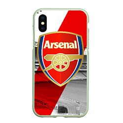 Чехол iPhone XS Max матовый Arsenal