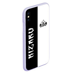 Чехол iPhone XS Max матовый KIZARU, цвет: 3D-светло-сиреневый — фото 2