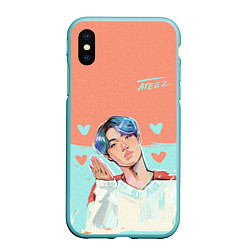 Чехол iPhone XS Max матовый Ateez