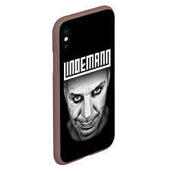 Чехол iPhone XS Max матовый LINDEMANN, цвет: 3D-коричневый — фото 2