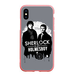 Чехол iPhone XS Max матовый Sherlock Holmesboy