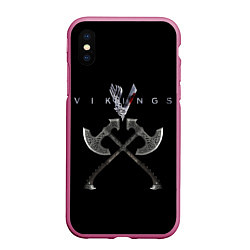 Чехол iPhone XS Max матовый Vikings