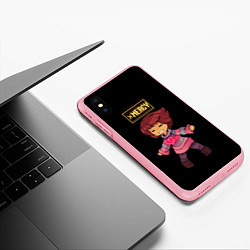 Чехол iPhone XS Max матовый UNDERTALE FRISK, цвет: 3D-баблгам — фото 2