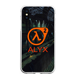 Чехол iPhone XS Max матовый Half-life 2 ALYX