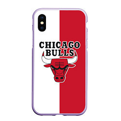 Чехол iPhone XS Max матовый CHICAGO BULLS