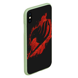 Чехол iPhone XS Max матовый Хвост Феи, цвет: 3D-салатовый — фото 2