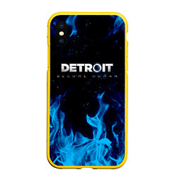 Чехол iPhone XS Max матовый DETROIT BECOME HUMAN