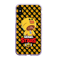 Чехол iPhone XS Max матовый BRAWL STARS SALLY LEON