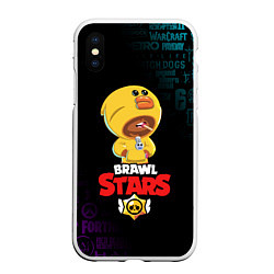 Чехол iPhone XS Max матовый BRAWL STARS SALLY LEON