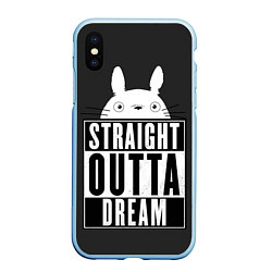 Чехол iPhone XS Max матовый Тоторо Straight outta dream