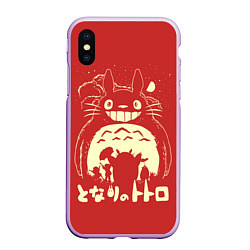 Чехол iPhone XS Max матовый Totoro