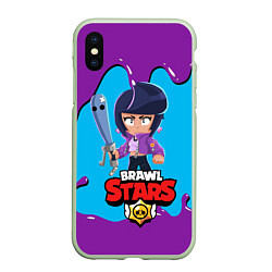 Чехол iPhone XS Max матовый BRAWL STARS BIBI