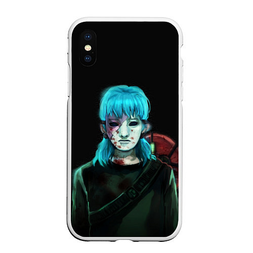 Чехол iPhone XS Max матовый Sally face / 3D-Белый – фото 1