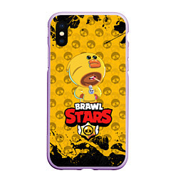 Чехол iPhone XS Max матовый BRAWL STARS SALLY LEON