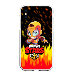 Чехол iPhone XS Max матовый BRAWL STARS MAX