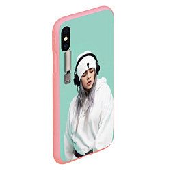 Чехол iPhone XS Max матовый BILLIE EILISH, цвет: 3D-баблгам — фото 2