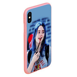 Чехол iPhone XS Max матовый BILLIE EILISH, цвет: 3D-баблгам — фото 2