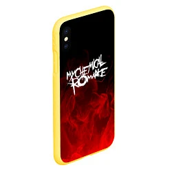 Чехол iPhone XS Max матовый My Chemical Romance, цвет: 3D-желтый — фото 2