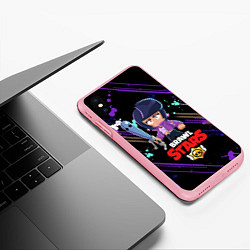 Чехол iPhone XS Max матовый BRAWL STARS BIBI, цвет: 3D-баблгам — фото 2