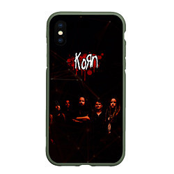 Чехол iPhone XS Max матовый Korn