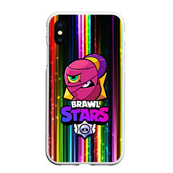 Чехол iPhone XS Max матовый BRAWL STARS TARA