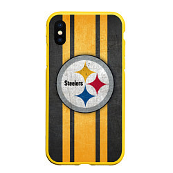 Чехол iPhone XS Max матовый Pittsburgh Steelers