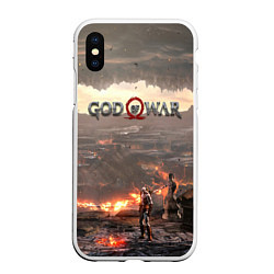 Чехол iPhone XS Max матовый GOD OF WAR
