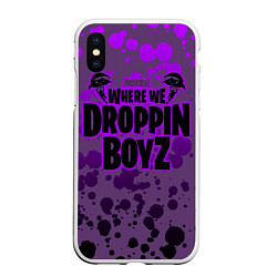 Чехол iPhone XS Max матовый Droppin Boys