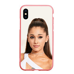 Чехол iPhone XS Max матовый Ariana Grande Ариана Гранде, цвет: 3D-баблгам