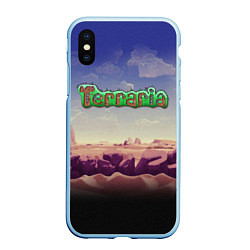 Чехол iPhone XS Max матовый Terraria