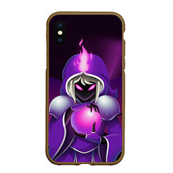 Чехол iPhone XS Max матовый Terraria, цвет: 3D-коричневый