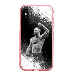 Чехол iPhone XS Max матовый Conor McGregor, цвет: 3D-баблгам