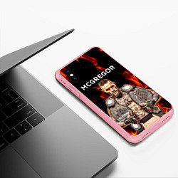 Чехол iPhone XS Max матовый CONOR McGREGOR, цвет: 3D-баблгам — фото 2