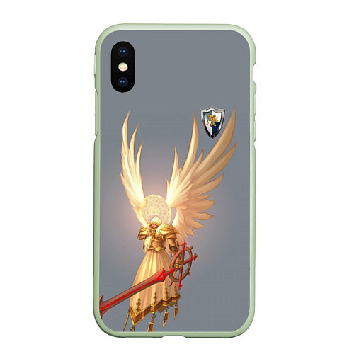 Чехол iPhone XS Max матовый Heroes of Might and Magic / 3D-Салатовый – фото 1