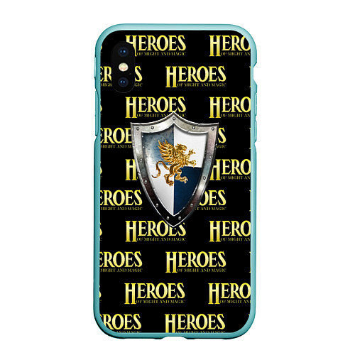Чехол iPhone XS Max матовый Heroes of Might and Magic / 3D-Мятный – фото 1