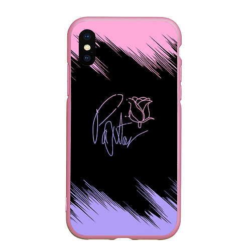 Чехол iPhone XS Max матовый ТИКТОКЕР - PAYTON MOORMEIE / 3D-Розовый – фото 1